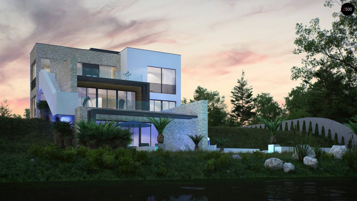 Проект дома Ur17 - 6 Двухэтажные дома в Киеве