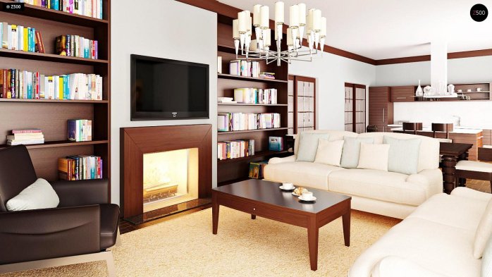 Проект дома Ux15 GL2 P - 6 Двухэтажные дома в Киеве