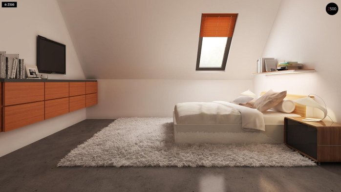 Проект дома U114 - 12 С мансардным этажом дома в Киеве