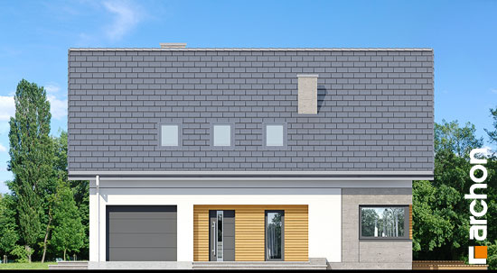 Проект дома Дом в аурорах 6 - 3 С мансардным этажом дома в Киеве