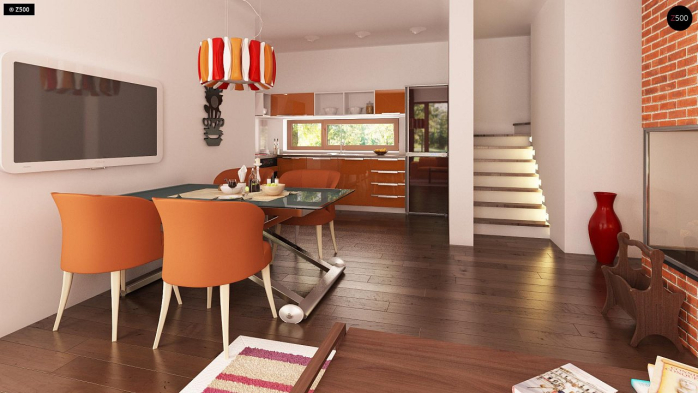 Проект дома U222 - 3 С мансардным этажом дома в Киеве