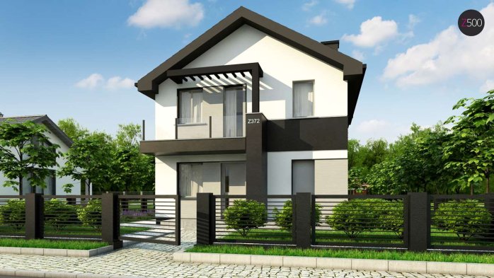 Проект дома U372 pk - 4 Двухэтажные дома в Киеве