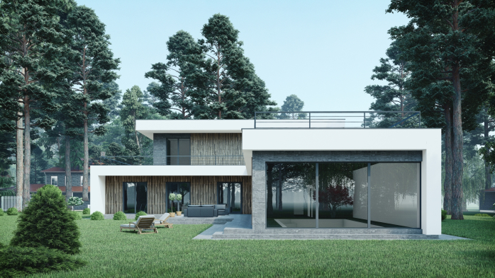 Проект дома DBT 237 - 4 Двухэтажные дома в Киеве