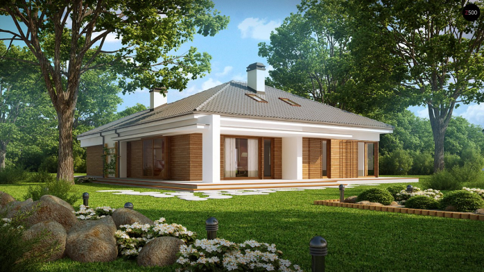 Проект дома U206 - 2 Одноэтажные дома в Киеве