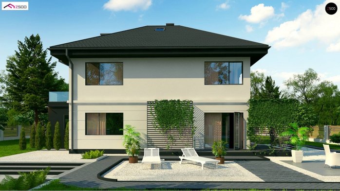 Проект дома Ux10 v1 - 4 Двухэтажные дома в Киеве