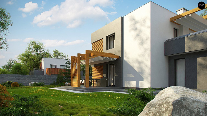 Проект дома Ux73 - 8 Двухэтажные дома в Киеве