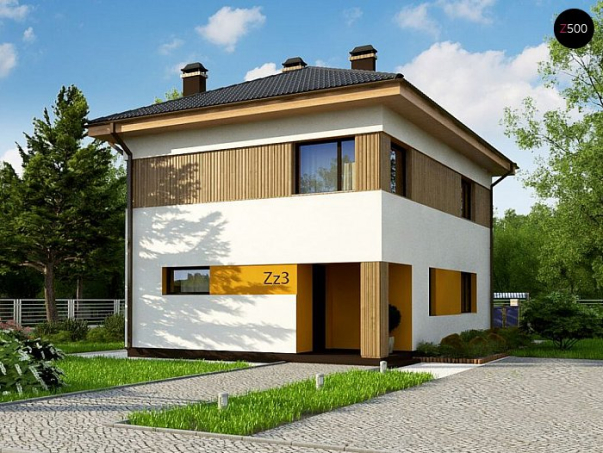 Проект дома Uu3 PK - 1 Двухэтажные дома в Киеве