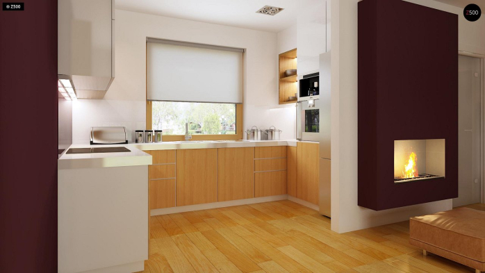 Проект дома U34 - 7 С мансардным этажом дома в Киеве