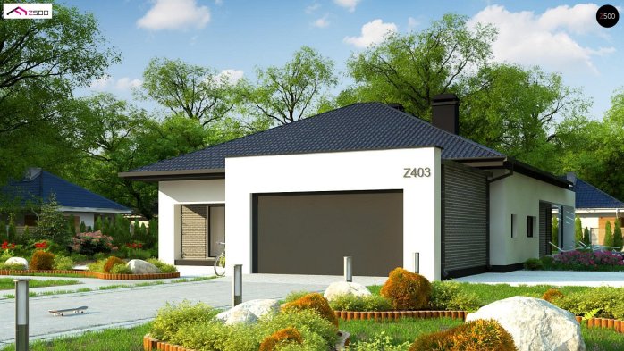 Проект дома U403 - 5 Одноэтажные дома в Киеве