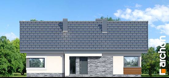 Проект дома Дом под красной рябиной 8 (H) - 3 Одноэтажные дома в Киеве