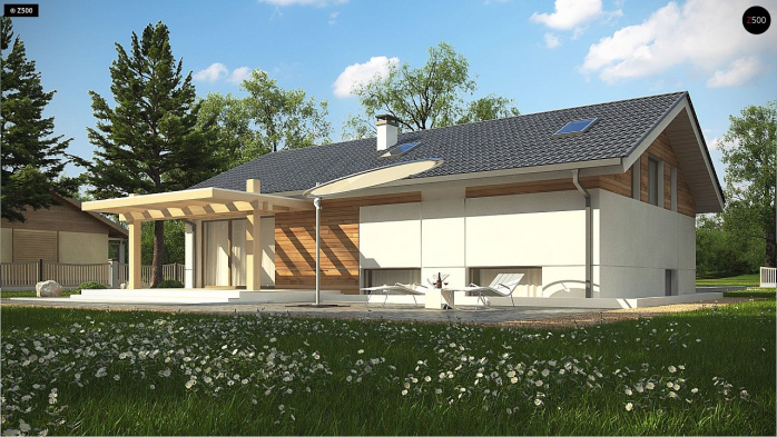 Проект дома U338 - 6 С мансардным этажом дома в Киеве