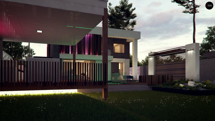 Проект дома Ux124 - 10 Двухэтажные дома в Киеве