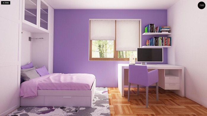 Проект дома U255 a - 11 С мансардным этажом дома в Киеве