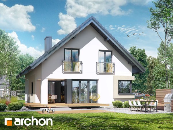 Проект дома Дом в изопируме 3 - 2 С мансардным этажом дома в Киеве