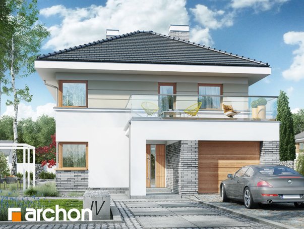 Проект дома Вилла Сесилия - 1 Двухэтажные дома в Киеве