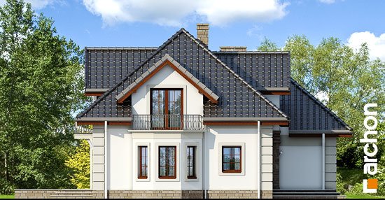 Проект дома Дом в нектаринах 3 вер.2 - 4 С мансардным этажом дома в Киеве