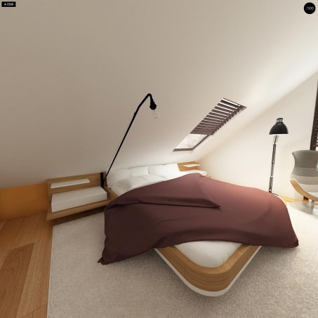 Проект дома U101 D GL - 8 С мансардным этажом дома в Киеве