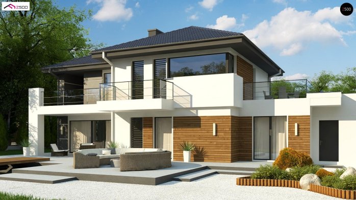 Проєкт будинку U404 - Двоповерхові дома у Києві