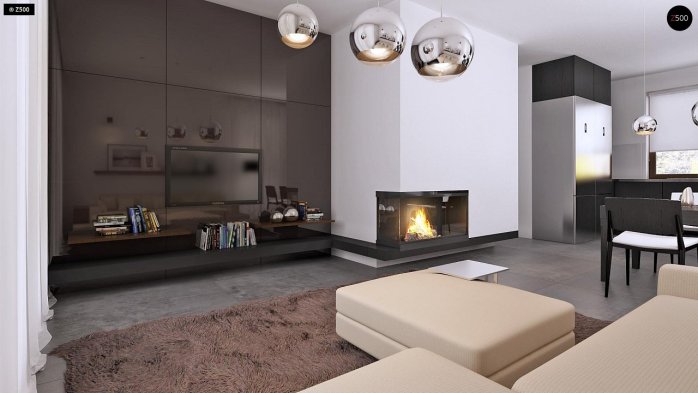 Проект дома U252 - 7 Одноэтажные дома в Киеве