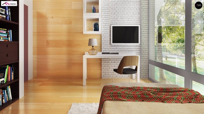 Проект дома U215 - 4 С мансардным этажом дома в Киеве