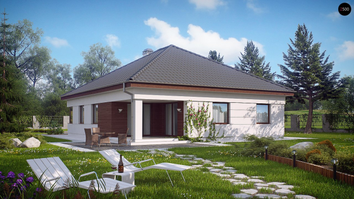 Проект дома U195 - 2 Одноэтажные дома в Киеве