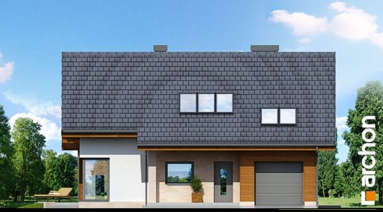 Проект дома Дом в вистерии вер.2 - 3 С мансардным этажом дома в Киеве