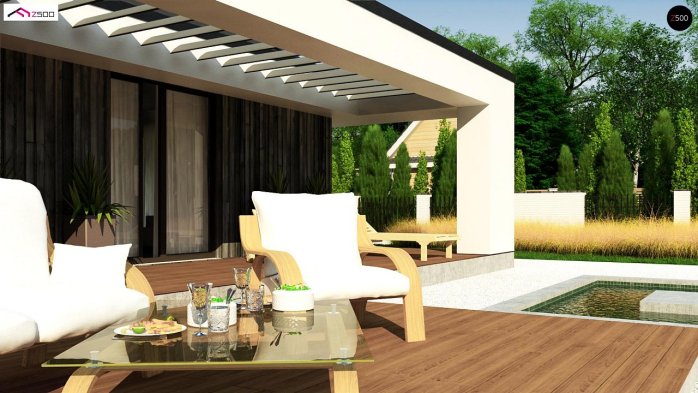 Проект дома U381 - 5 Одноэтажные дома в Киеве