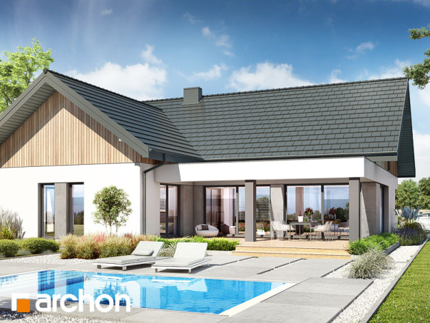 Проект дома Дом в первоцветах 12 (Г2) - 2 Одноэтажные дома в Киеве