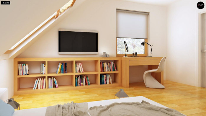 Проект дома U34 - 12 С мансардным этажом дома в Киеве