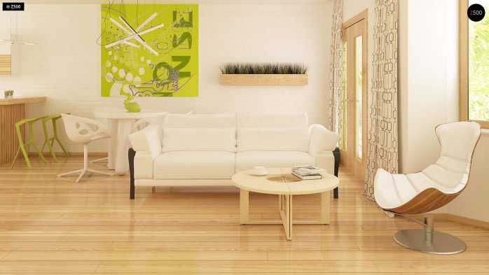 Проект дома U40 - 4 С мансардным этажом дома в Киеве