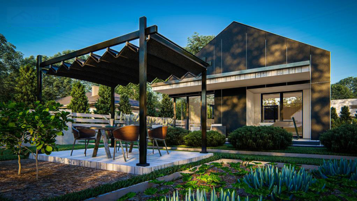 Проект дома U498 - 6 Одноэтажные дома в Киеве