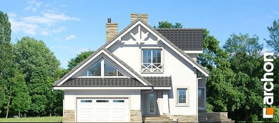 Проект дома Дом в кокосах 2 вер.2 - 3 С мансардным этажом дома в Киеве