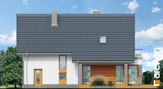 Проект дома Дом под ацеролей - 6 С мансардным этажом дома в Киеве