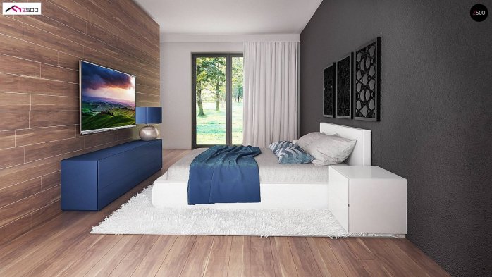 Проект дома Ux141 S - 11 Одноэтажные дома в Киеве