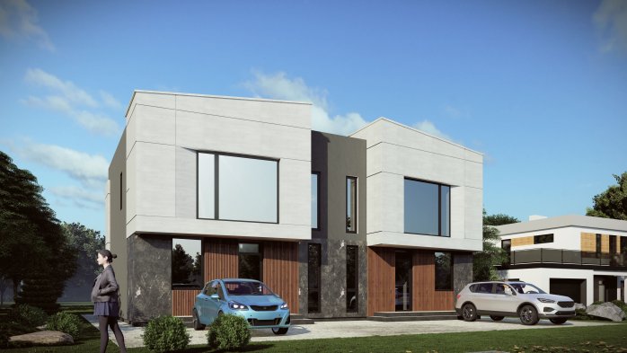 Проект дома DBT 656 - 2 Двухэтажные дома в Киеве