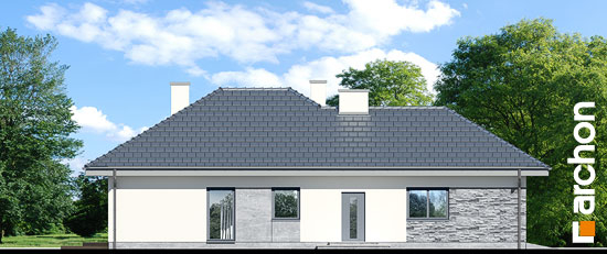 Проект дома Дом в розах (Г2) - 5 Одноэтажные дома в Киеве