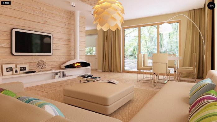 Проект дома U207 - 6 Одноэтажные дома в Киеве