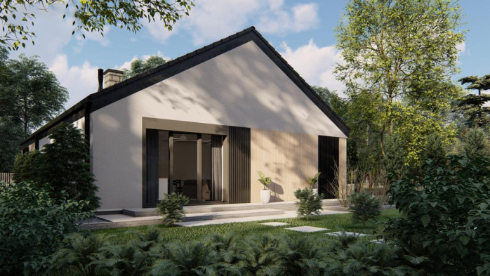 Проект дома U520 - 4 Одноэтажные дома в Киеве