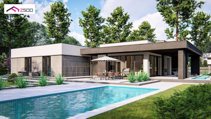 Проект дома Ux168 - 2 Одноэтажные дома в Киеве