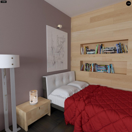 Проект дома Ur5 - 14 С мансардным этажом дома в Киеве