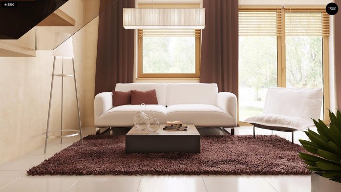 Проект дома U1 - 4 С мансардным этажом дома в Киеве