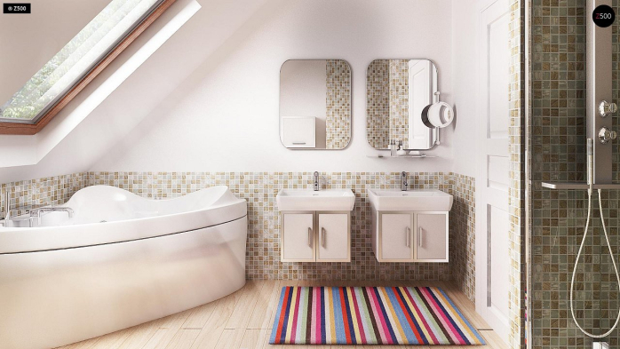 Проект дома U183 - 11 С мансардным этажом дома в Киеве