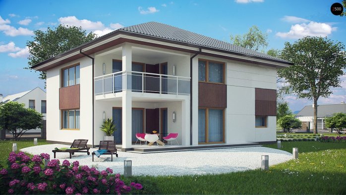 Проект дома U156 - 2 Двухэтажные дома в Киеве