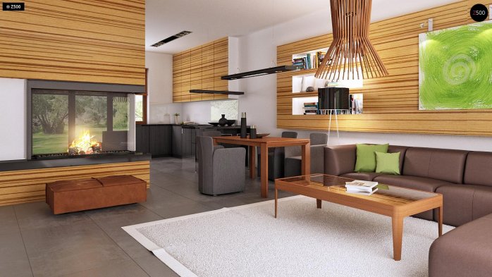 Проект дома U64 - 7 Одноэтажные дома в Киеве