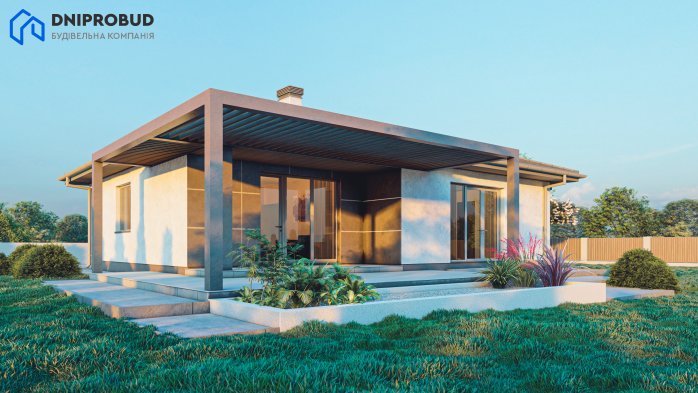 Проєкт будинку DB 45 - Одноповерхові дома у Києві