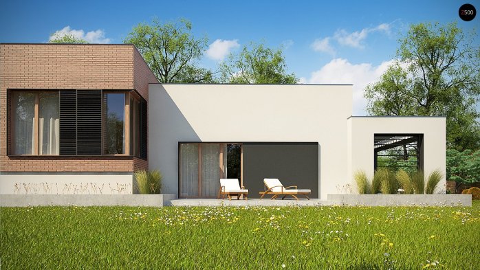 Проект дома Ux132 - 10 Одноэтажные дома в Киеве