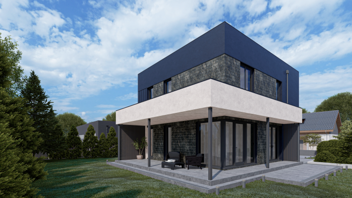 Проект дома Db 18 - 6 Двухэтажные дома в Киеве