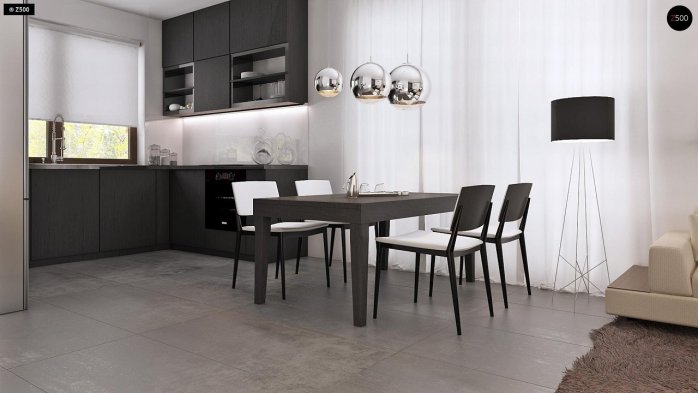 Проект дома U252 - 8 Одноэтажные дома в Киеве