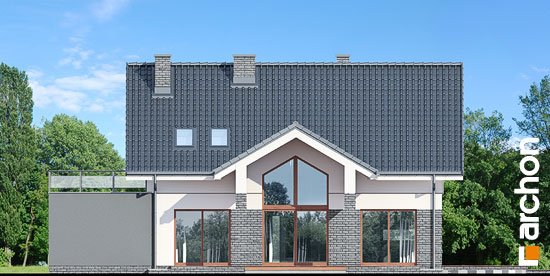 Проект дома Дом в гранадиллах - 6 С мансардным этажом дома в Киеве