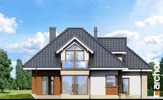 Проект дома Дом в рукколе (Г2H) - 5 С мансардным этажом дома в Киеве